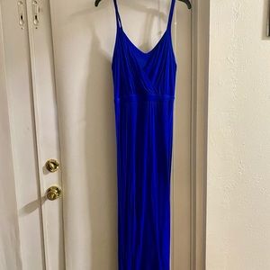 Blue maxi dress